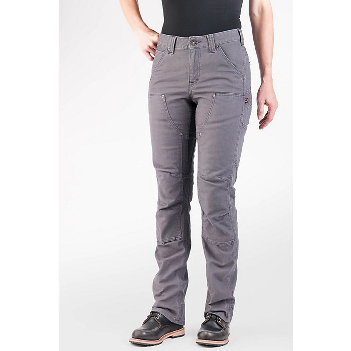 34 Length Size 12 Indigo Denim Britt Utility Straight Fit Stretch Cargo Pant Dovetail Workwear Utility Pants for Women 