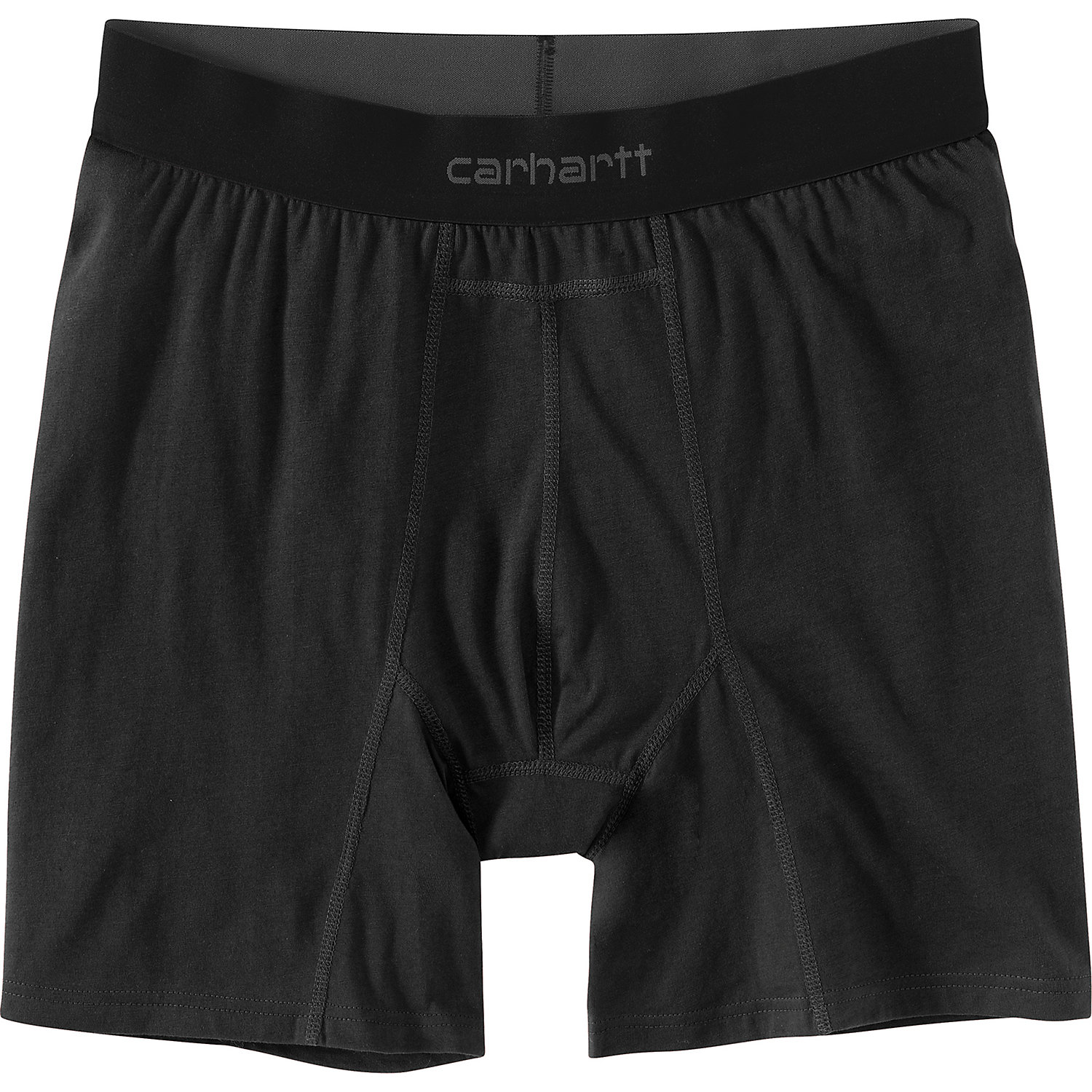 Carhartt Mens 8 Inch Basic Cotton-Poly Boxer Brief 2 Pack