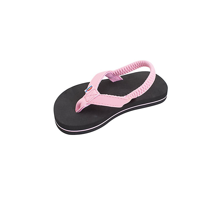 Girl's Youth Rainbow Black/Pink A46 New The Grombows Flip Flop Sandals 