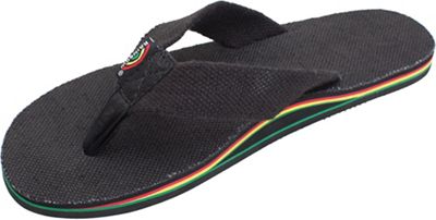 Rainbow Mens Hemp Rasta Sandal