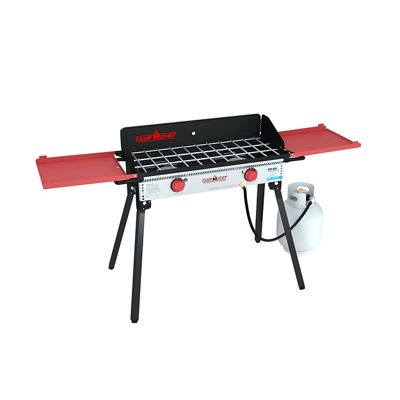 Alpine Cuisine Double Burner Griddle 19 x 11