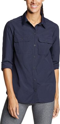 Eddie Bauer Travex Women's Atlas Exploration Boyfriend Cargo Shirt ...