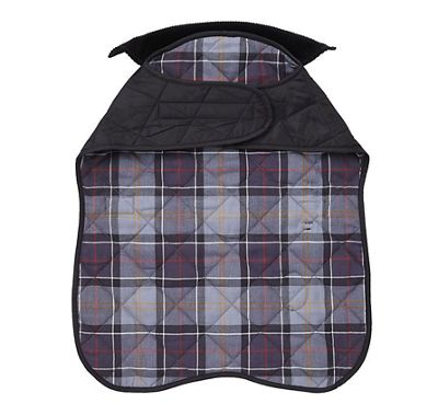 purple barbour dog coat