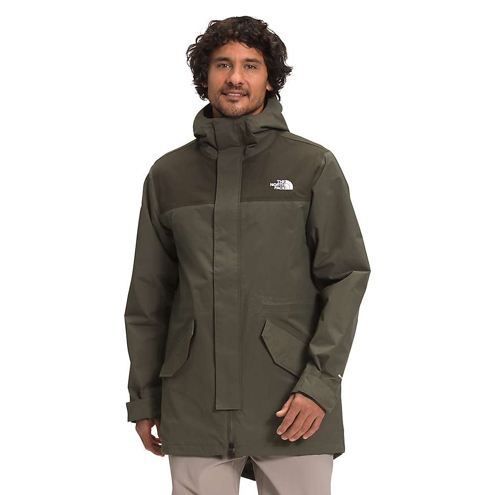 The North Face Men's City Breeze Rain Parka - Large, New Taupe Green / New  Taupe Green 1D