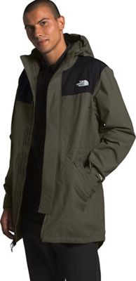 The North Face Men's City Breeze Rain Parka - XXL, New Taupe Green / TNF  Black