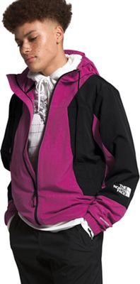 the north face panel wind jacket pink