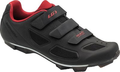 Louis Garneau Cycling Shoes Mens Size 11.5 / 45 Black Red Cycling Heel  Retention