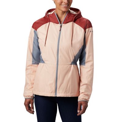 columbia mountain side lined windbreaker