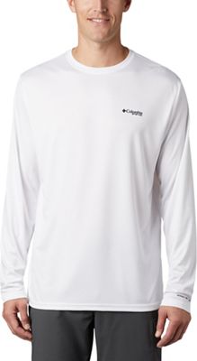 Columbia Men's Terminal Tackle PFG Fish Flag Long Sleeve Shirt - Red Spark