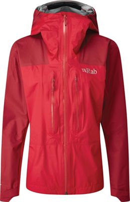 womens red rab jacket