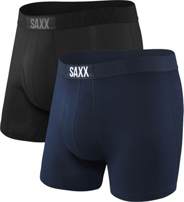 SAXX Men's Ultra Super Soft Boxer Brief with Fly 2 Pack