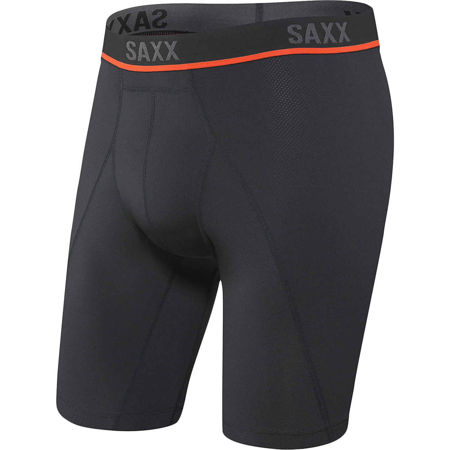SAXX Mens Kinetic Light Compression Mesh Long Leg Boxer Brief