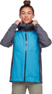 Blue Eono Essentials Womens Mid-Weight Hooded Softshell Jacket Medium Brand 