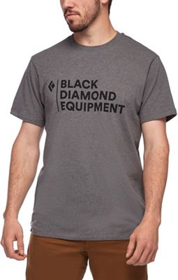 Black Diamond Men's Stacked Logo Tee