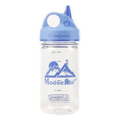 Moosejaw Kids' Bear Claw Nalgene Grip N Gulp 12oz Water Bottle