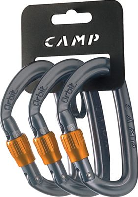 Camp USA Orbit Lock Carabiner - 3 Pack