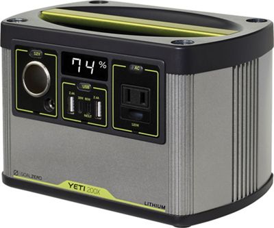 Goal Zero Yeti 200X Lithium Solar Generator - Moosejaw