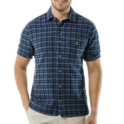 Jeremiah Mens Barlow SS Dobby Plaid Shirt