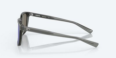 Matte Gray Crystal/Blue Mirror Glass