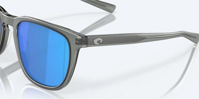 Matte Gray Crystal/Blue Mirror Glass