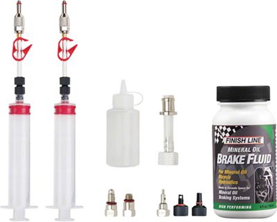 Jagwire Pro Mineral Oil Bleed Kit with Brake Fluid