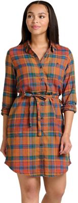 Toad & Co Women's Re-Form Flannel Shirt Dress