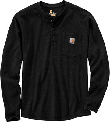 Carhartt Men's Relaxed Fit Heavyweight LS Henley Pocket Thermal T-Shirt ...