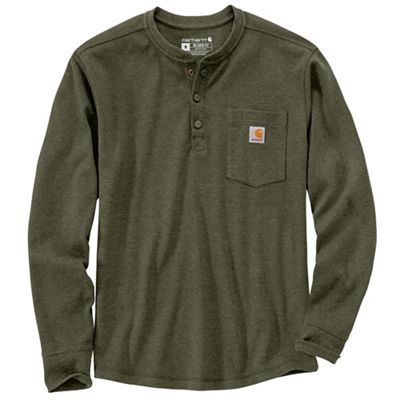 carhartt relaxed fit heavyweight thermal half zip