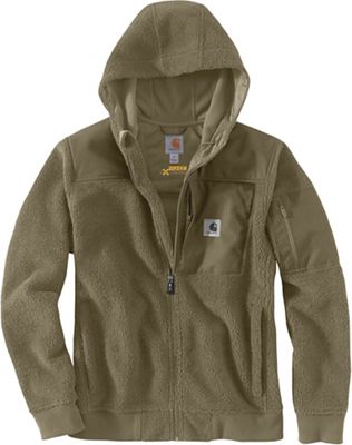 Mountain Warehouse Sherpa Mens Windproof Fleece Jacket - Brown | Size 3XL