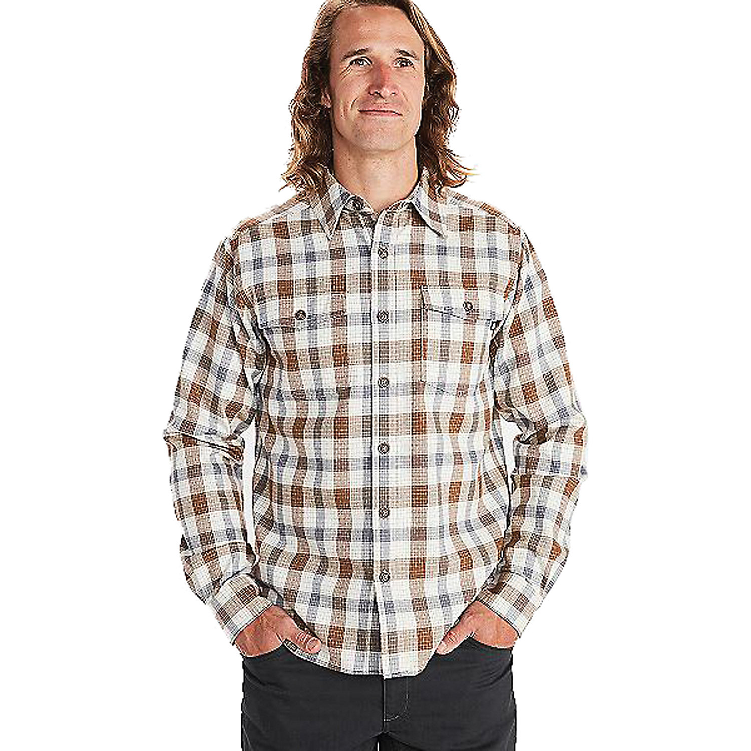 Marmot Mens Movatn Heavyweight LS Flannel Shirt