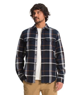 The North Face Arroyo Flannel Shirt - Men's Meld Grey Medium Bozeman Plaid XL