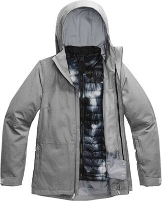 north face thermoball jacket women's grey