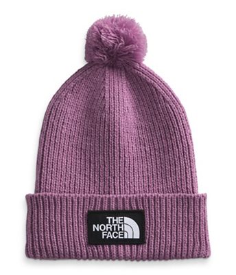 The North Face TNF Logo Box Pom Beanie - Moosejaw