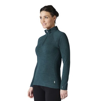 Smartwool Women's Classic Thermal Merino Base Layer 1/4 Zip - Moosejaw