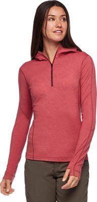 Black Diamond Women's Solution 150 Merino Quarter Zip Hoody Baselayer ...