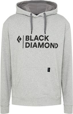 Black Diamond Mens Stacked Logo Hoody