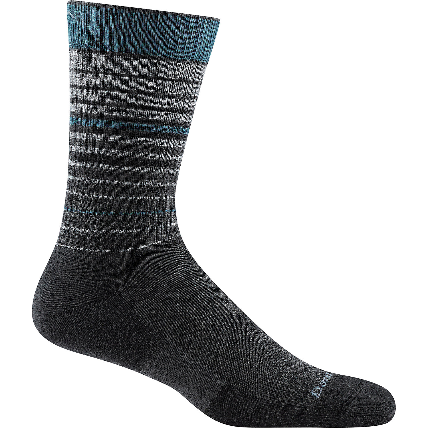 Darn Tough Vermont Darn Tough Mens Frequency Crew Cushioned Light Sock