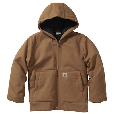 Carhartt Boys' Active Flannel Quilt Lined Jacket