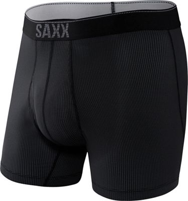 SAXX Mens Quest Quick Dry Mesh Boxer Brief with Fly
