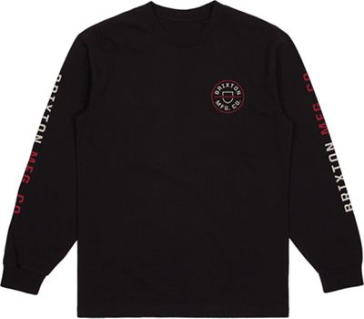 Brixton Men's Crest L/S Standard Tee - Moosejaw