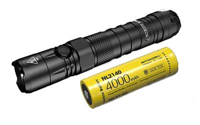 NITECORE NEW P12 1200 Lumen Flashlight + Rechargeable Battery