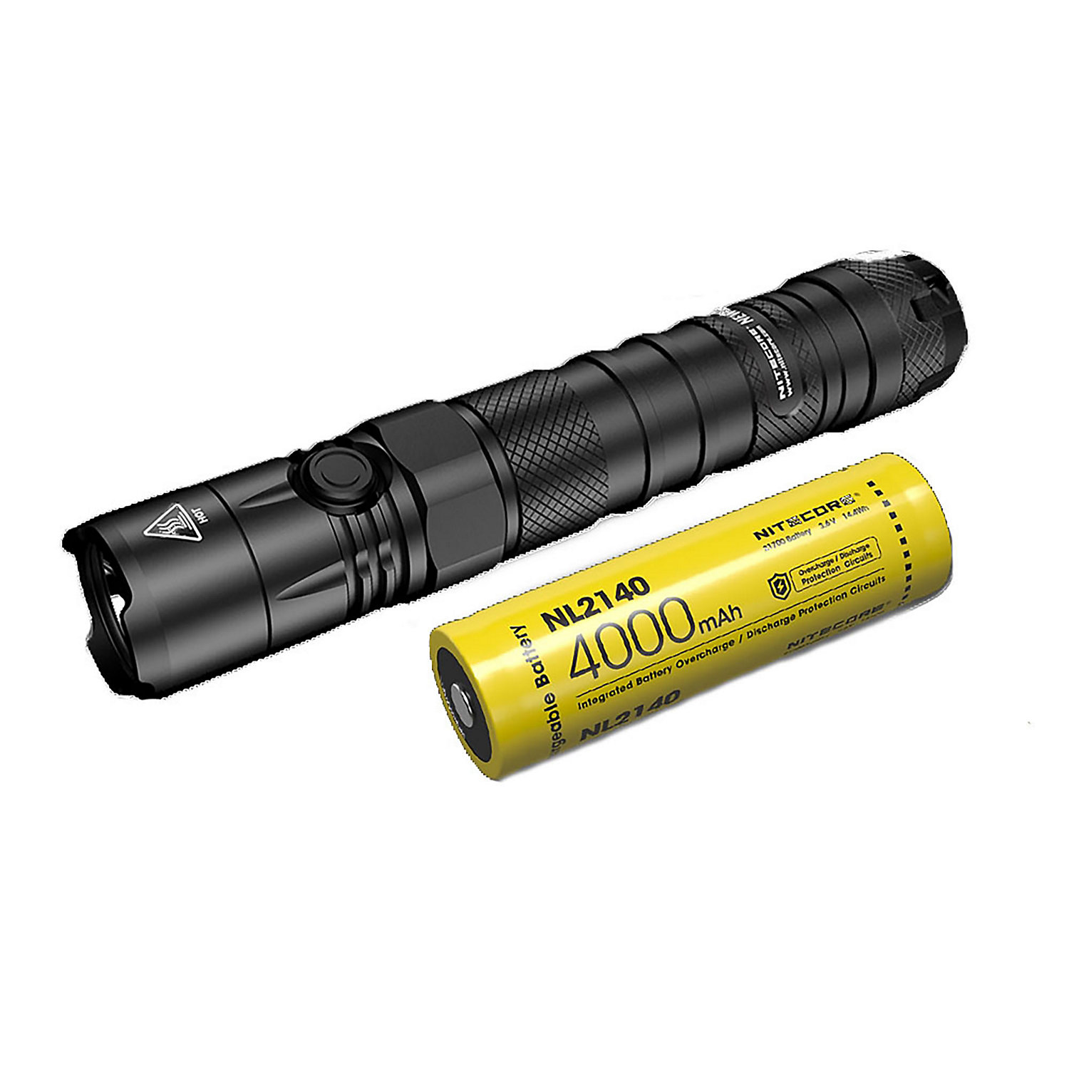 NITECORE NEW P12 1200 Lumen Flashlight + Rechargeable Battery