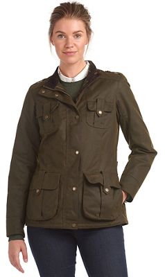 barbour waxed defense jacket