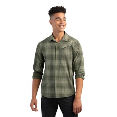 OUTDOOR RESEARCH MEN'S ASTROMAN S/S SUN SHIRT | DEEP LAKE PLAID