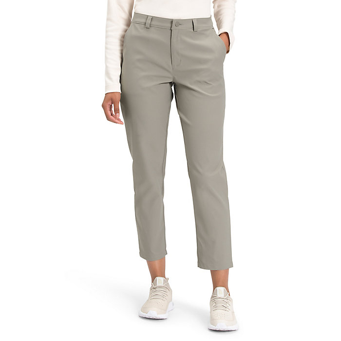 Avona Straight Leg Trousers in Navy Brown Taupe or Grey Polyester