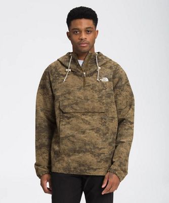 THE NORTH FACE - Men's camo print half-zip logo hoodie 