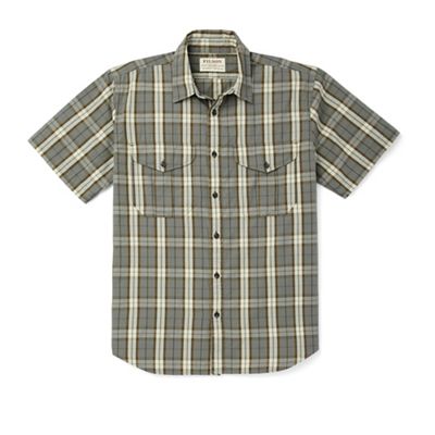 Filson Men's Washed SS Feather Cloth Shirt