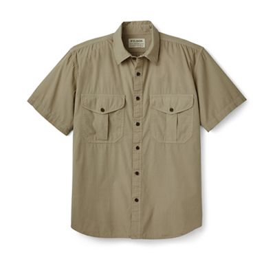 Filson Men's Washed SS Feather Cloth Shirt