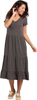 Toad & Co Women's Primo Tiered Midi SS Dress