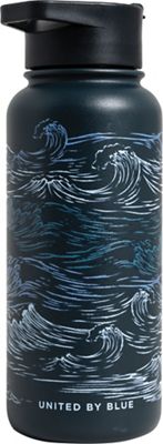 United By Blue Trippy Trees 32 oz. Insulated Steel Water Bottle